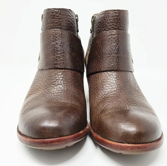 Kork-Ease Isa Dark Brown Leather Ankle Boots 6.5 - Picture 4 of 13